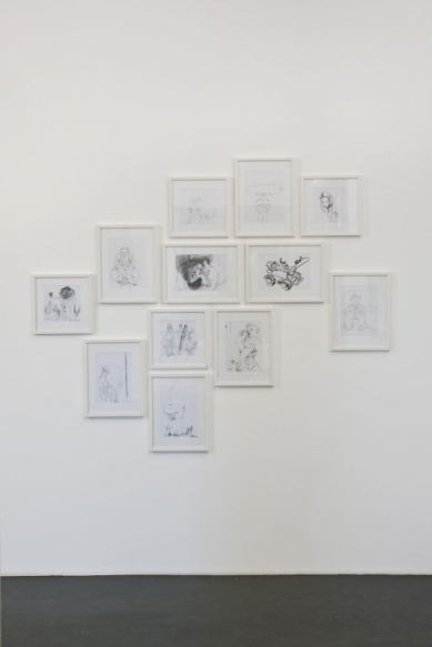 Ausstellungsansicht Galerie Michael Sturm